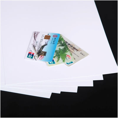 0.33mm Gecompenseerde Voor het drukken geschikte 1,8 Ra Pvc Core Sheet