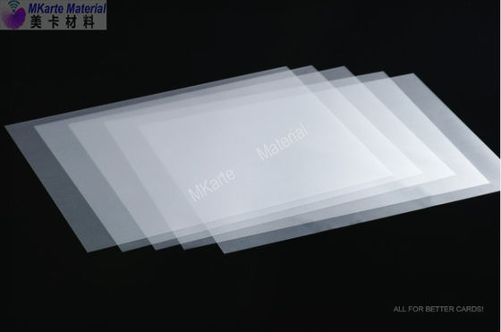 0.08mm A3 Groottepvc Met een laag bedekte Bekleding voor pvc-het Materiaal van het Kaartlichaam