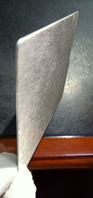 De fijne en Ruwe Roestvrije Gelamineerde Plaat van het Zijdepatroon voor Pvc-Kaartlaminering