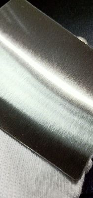 De fijne en Ruwe Roestvrije Gelamineerde Plaat van het Zijdepatroon voor Pvc-Kaartlaminering