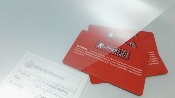 0.041.0mm bedekte Dikte Transparant Pvc Bekleding met een laag