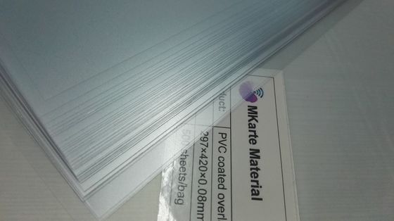 0.041.0mm bedekte Dikte Transparant Pvc Bekleding met een laag