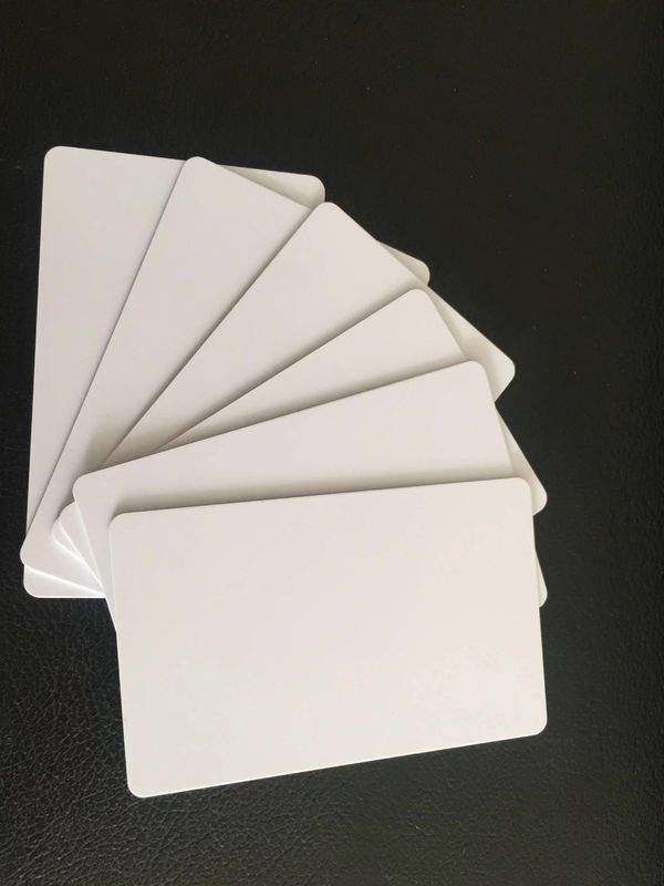 Pvc inkjet afdrukbare witte blanco kaart Cr 80 0,3 mm 0,4 mm 0,76 mm Dikte