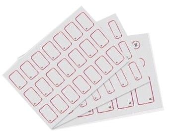 3*8 4*8 6*8 Layout RFID Inlay Prelam PVC Inlay Sheet RFID Contactloze kaartplaat voor de productie van plastic kaarten