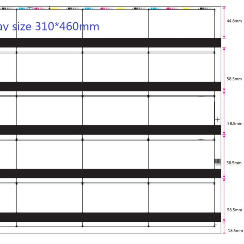 110-150C Laminatietemperatuur Hico 0,06 mm Magnetische strook bedekte overlaag voor magnetische kaarten