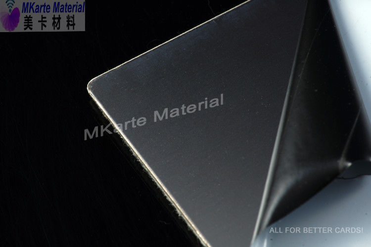 0.6mm/0.8mm Platen van het de Kaart de Materiële ultra Glanzende die Roestvrije staal van Diktepvc voor pvc-kaartlaminering worden gebruikt