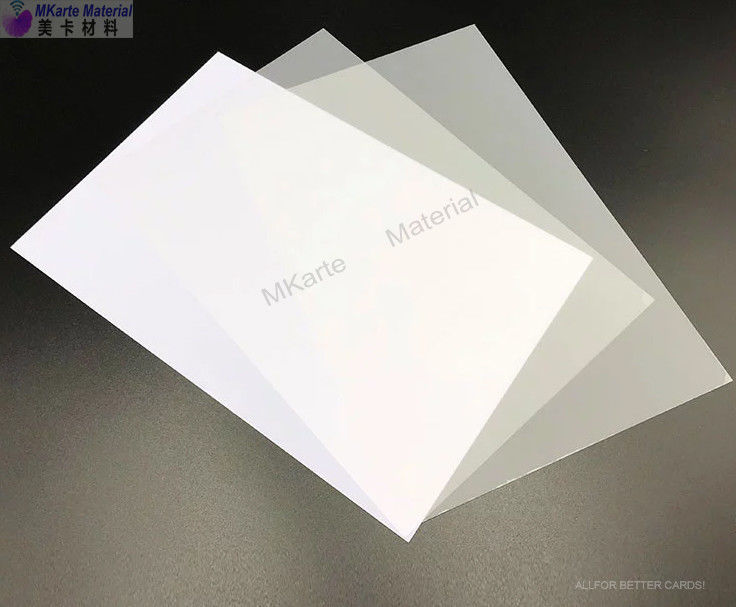 0.15mm+0.46mm+0.15mm Wit Draakpvc niet-Lamineert Inkjet-Blad mni-3
