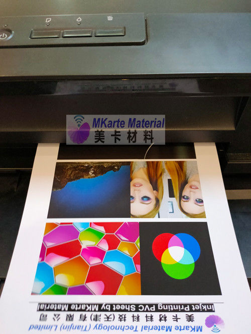 0.15mm0.33mm Bladen de Perfecte Kleur van pvc van Dikteinkjet Terugkeer van de de Voor het drukken geschikte