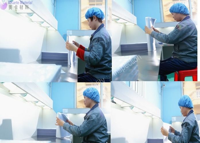 Langzame afname PVC-kaart Ongecoat Overlay Film Gebruikt Voor Offset Printbare Vellen Laminatie