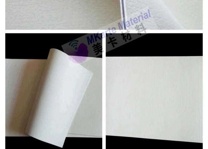 A4 3mm het Witte Gelamineerde Materiaal van het Stootkussen Wollen Gevoelde Kussen voor RFID-Kaartlaminering