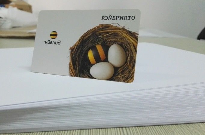 Tweezijdige Digitale Voor het drukken geschikte pvc-Bladen voor digitale printers voor plastic kaartproductie