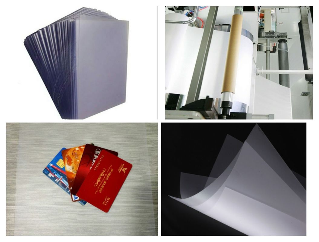 0.040.10mm Transparante Polycarbonaatcomités, de Niet beklede Bekleding van PC van de Douanegrootte