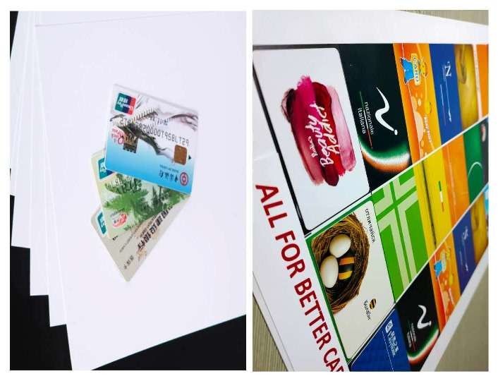 Wit de Kernblad van pvc van de Compensatiedruk met Vlotte en Eenvormige Oppervlakte