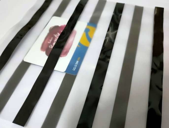 0.04mm de Kaart A4 A3 van pvc rangschikt Magnetische Streep Met een laag bedekte Bekledingsfilm
